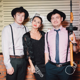 New Year's corporate party in Belgrade.