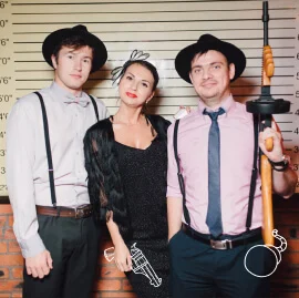 New Year's corporate party in Belgrade.