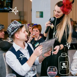 New Year's corporate party in Belgrade.