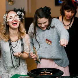 New Year's corporate party in Belgrade.